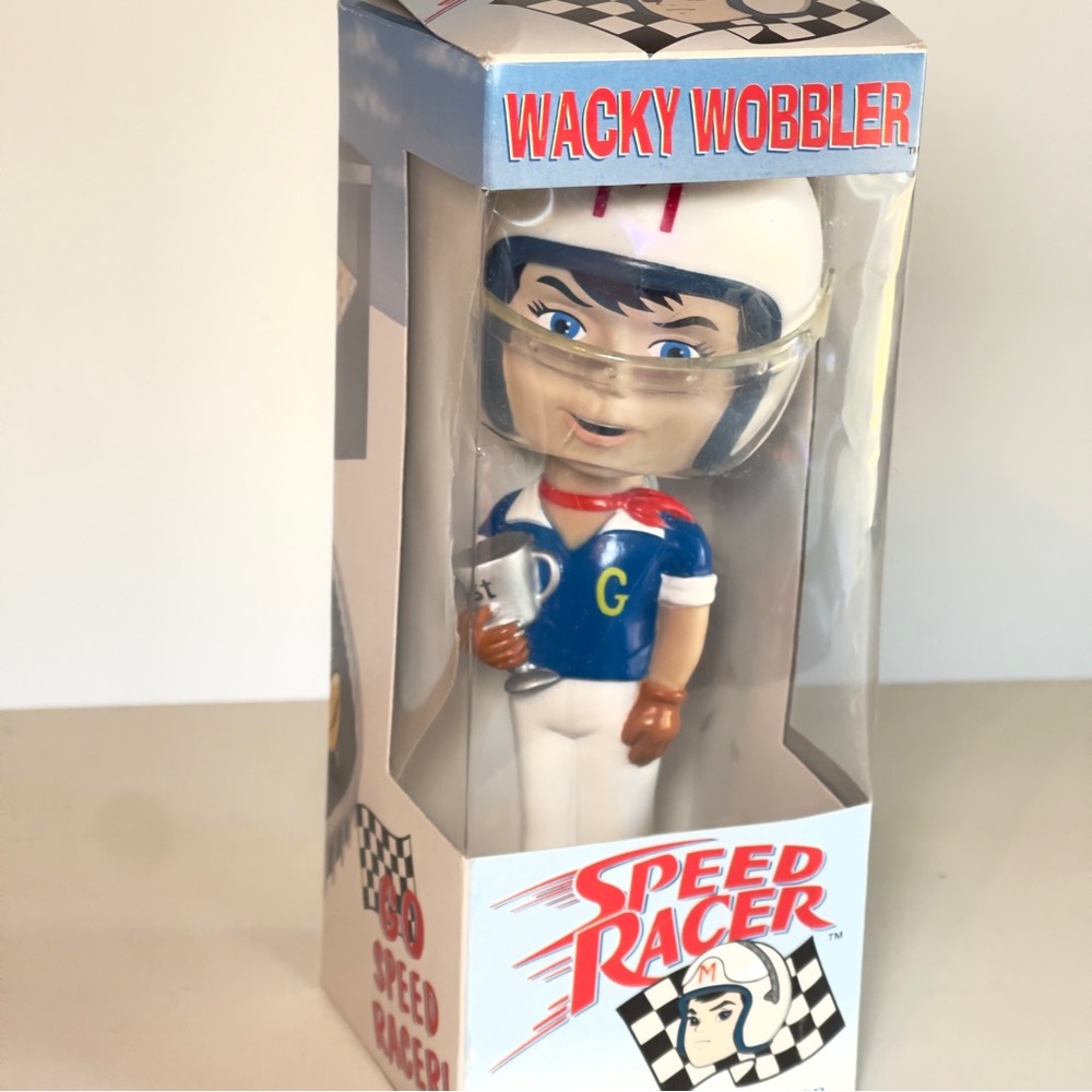 FUNKO Speed Racer Wacky Wobbler Vintage Collectible Nostalgic Bobble Head Doll - Picture 10 of 16